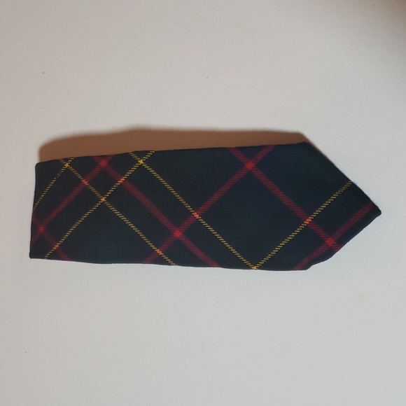VIntage The Scotch House 100% Pure New Wool Plaid Design Tie - Picture 1 of 6